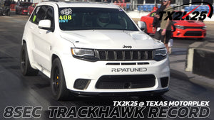 World fastest 8sec Jeep TrackHawk vs Hellcat Drag Race @ TX2K25 Texas Motorplex